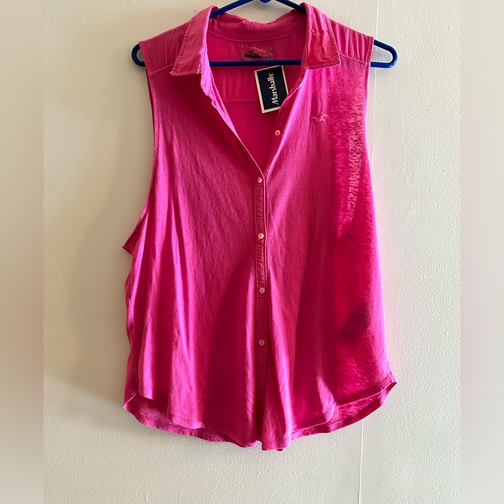 Hollister button down shirt..size large